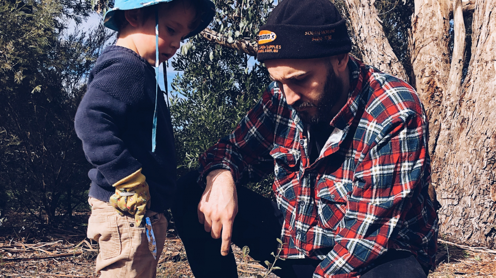 edubos vader-zoon-planten